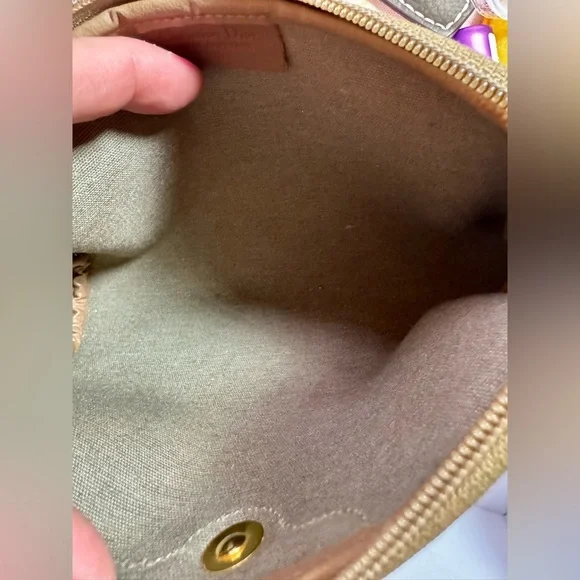 Dior Tan and Brown Women's Makeup Bag - Picture 4 of 4